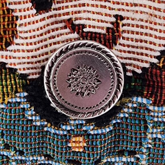 Vintage CLIO International Children Tapestry Vest Womens Petite PS - Picture 6 of 11